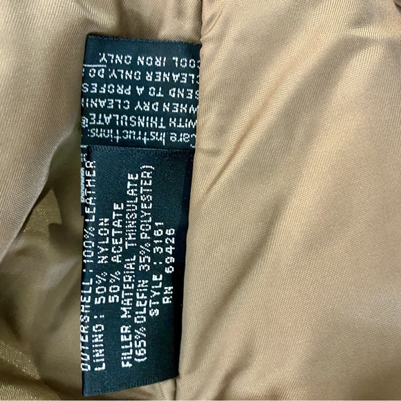 Vintage Byrnes & Baker FABULOUS 80s Leather Animal Print Jacket, Belted, Size S - Picture 7 of 11